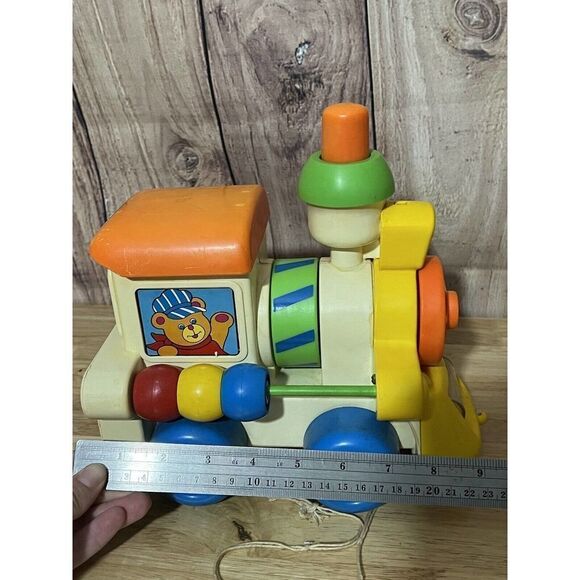 1982 Child Guidance Busy Choo-Choo Train Toy Educational VTG Used See Pictures! - Picture 10 of 11